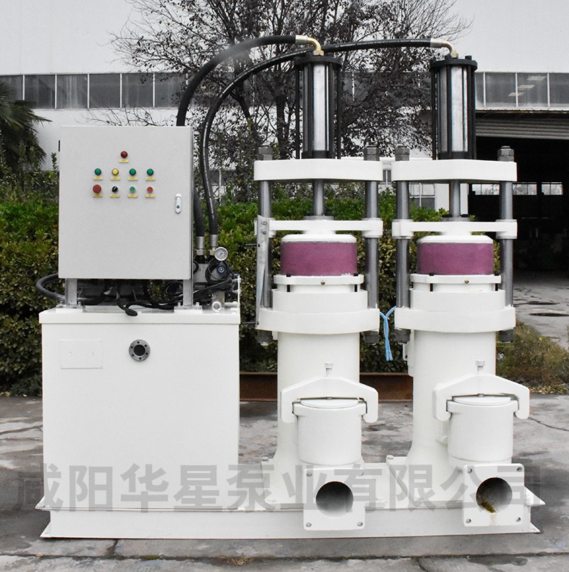 壓濾機節(jié)能進料泵，液壓陶瓷柱塞泥漿泵